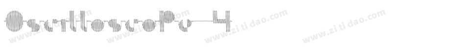 Oscilloscope 4字体转换